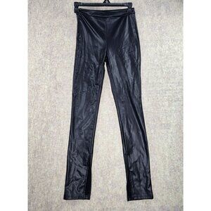 Shein SXY Black Faux Leather Leggings Pants S